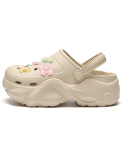 Клоги женские Coffee Jelly Small Flower, цвет Coffee Jelly Small Flower Cat power