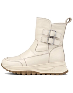 Термостойкие абразивоустойчивые утепленные угги с эффектом увеличения роста для женщин Ecru, цвет Ecru Zsbella