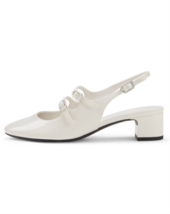 Маленькие бретельки Ck One на сандалиях 4 см Женские, Красный Charles&keith