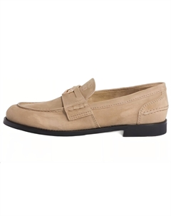 Женские лоферы бежевые Miu miu