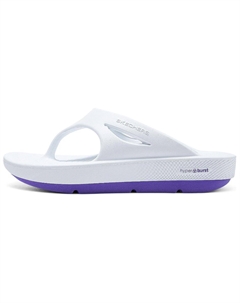 Скороходные устойчивые к истиранию шлепанцы женские бело-фиолетовые Skechers