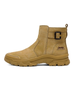 Ботинки Martin кожаные с ремешком, желто-коричневый Jeep