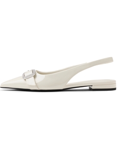 Маленькие женские повседневные туфли CK высотой 2,3 см мелово-белые, цвет Chalk White Charles&keith