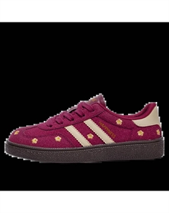 Женские бордовые скейтерские кеды лоу-топ, цвет Burgundy Jimixiong