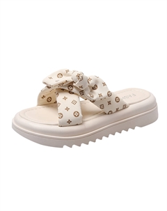 Женские противоскользящие шлепанцы бежевые, цвет Beige Tonybear