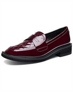 Женские лоферы, Бордовые Zro