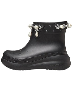 Женские полусапоги Crush Simone Rocha с декором, черный Crocs