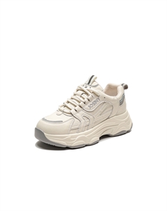 Высокие массивные кроссовки, бежевый/серый Josiny