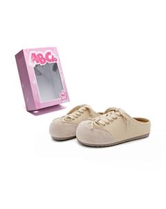 Женские бесшумные антискользящие тапочки с закрытым носком без запаха светло-фиолетовые, цвет Light Purple Abcio