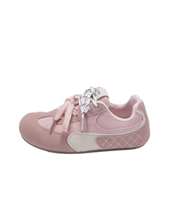Низкие кроссовки German Army Trainers для женщин в коробке - розовые, цвет Pink 7 sevfun