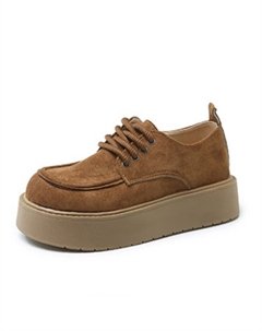 Женские лоферы на платформе 4,5 см Camel, цвет Camel Green feet