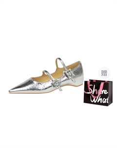 Серебряные туфли Мэри Джейн, цвет Silver Bigtree