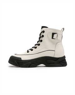 Короткий сапог Мартин 5 см Женский, Экрю Josiny