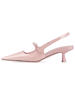 Джимми Чу Диди 45мм Слингбэки Сандалии Розовые Jimmy choo