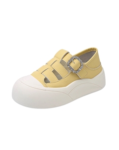 Дышащие женские скейтерские кеды низкие Prosperity Yellow, цвет Prosperity Yellow Tonybear