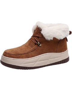 Тёплые износостойкие амортизирующие противоскользящие короткие зимние ботинки женские Camel, цвет Camel Mulinsen