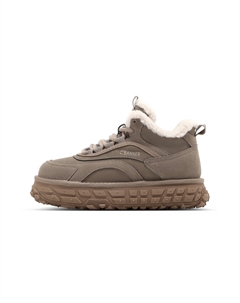 Термические кеды женские высокие повседневные песочные, цвет Sand C°banner