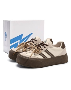 Женские противоскользящие износостойкие низкие скейтерские кеды желто-коричневые, цвет Yellow Brown Feiyue.®