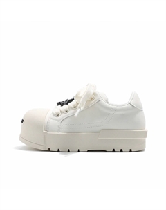 Износостойкие и легкие женские лоу-топы для скейтбординга белые, цвет White Cleartaste