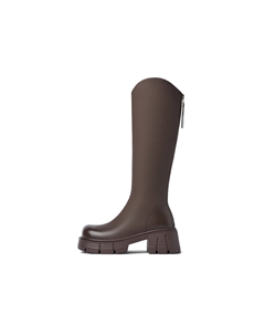 Ботильоны женские на каблуке 6 см коричневые без подкладки, цвет Brown (Unlined) Josiny