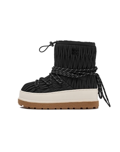 Бордовые короткие зимние сапоги женские, цвет Burgundy Josiny