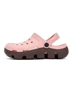 Клоги женские розово-коричневые, цвет Pink Brown C°banner