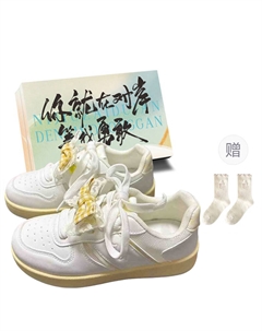 Женские низкие скейтерские кроссовки с желтым бантом, цвет Yellow Bowknot Shoe Box Jimixiong