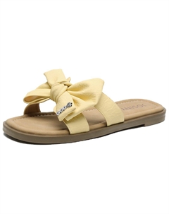 Женские летние тапочки на мягкой подошве для пляжа, цвет Yellow Josiny