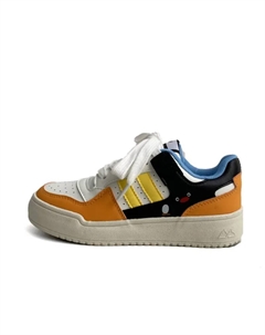 Женские скейтерские кроссовки лоу-топ оранжевые, цвет Orange Jimixiong