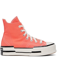 Розовые кроссовки Chuck 70 Plus, цвет Watermelon slushy/White/Black Converse