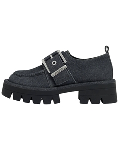 Колби лоферы 6 см женские джинсовые черные Michael kors