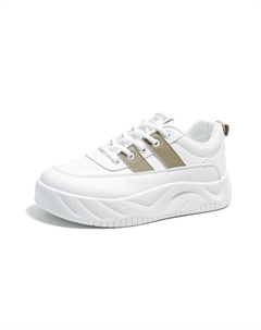 Женские кеды низкие повседневные белые хаки, цвет White Khaki Tonybear