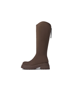 Ботильоны женские на каблуке 5 см коричневые без подкладки, цвет Brown (Unlined) Josiny