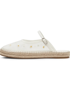 Женские белые тапочки с закрытым носком и композитной подошвой - CK1-70381110-1 Белый, цвет CK1-70381110-1 White Charles&keith