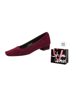 Женские туфли на платформе с массивным каблуком Ancora Red с подарочной сумкой, цвет Ancora Red+Shopping Bag Bigtree