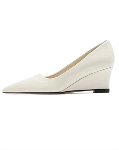 Женские туфли на платформе с клиновидным каблуком экрю, цвет Ecru Goso