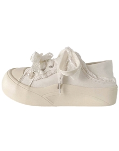 Женские кэжуал кеды низкие бежево-голубые бежевые, цвет Beige Jimixiong