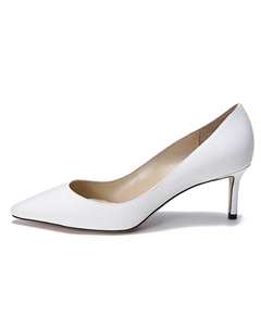 ROMY Slim Heel Высокие каблуки 6 см Женские белые Jimmy choo