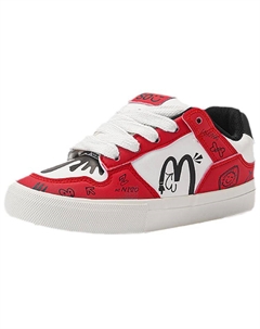 Низкие кроссовки для скейтборда унисекс, классические черно-белые Miniso