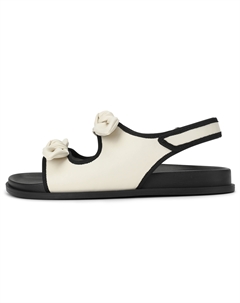 Маленькие сандалии CK One на ремешке 1,7 см женские мелово-белые, цвет Chalk White Charles&keith