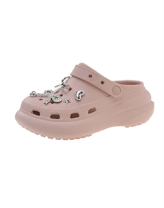 Клоги женские розовые, цвет Pink Park dance