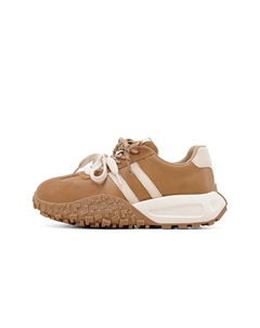 Женские повседневные лоу-топы коричневые, цвет Brown C°banner