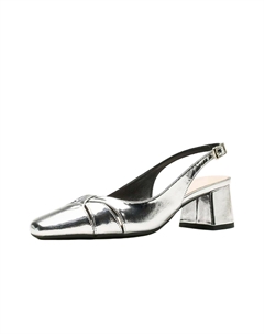 Женские туфли на высоком каблуке Светлое золото/Серебро — Серебро, цвет Silver Bigtree