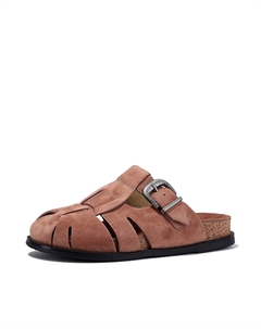 Закрытые тапочки на каблуке 3,5 см для женщин в пыльно-розовом цвете, цвет Dusty Pink Bellalily