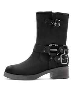 Женские черные угги на меху, цвет Black (Fleece-Lined) Nine west