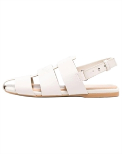Сандалии-слингбэки рыбацкие из кожи, белые Jw anderson