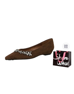 Женские повседневные туфли на один каблук - темно-коричневые с сумкой для покупок, цвет Dark Brown+Shopping Bag Bigtree