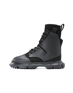 Модные ботинки Мартин на платформе средней высоты для весны и осени унисекс, черные Norvincy