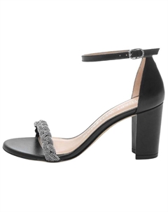 SW One Strap Sandals 8cm Женские Матовый Черный Stuart weitzman