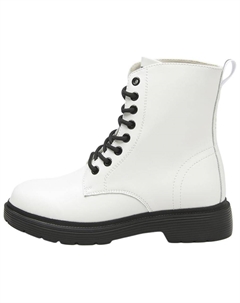 Женские короткие ботинки Martin бело-черные Toread